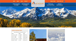 Desktop Screenshot of coloradohomeloans.com